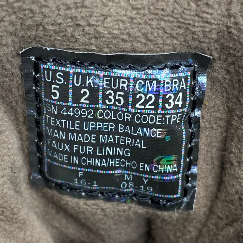 Skechers Synergy Women's Mountain Dreamer Ankle Boots Taupe Memory Foam Size 5 - Picture 14 of 14